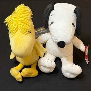 Peanuts Snoopy and Woodstock Plush Toy Set Best Buddies